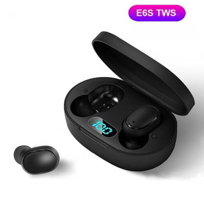 China In-Ear TWS E6S Wireless Headphones Stereo Earbuds Noise Cancel Mini Earbuds For Xiaomi Huawei Iphone All Smartphone for sale