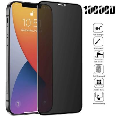 China Mobile Phone Privacy Screen Protector Anti Spy Tempered Glass Protector For iPhone 13 pro 12 pro for sale