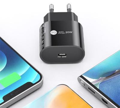 China Mobile Phone 20W Supercharge PD Quick Charger QC3.0 Turbo Travel Charging Adapter For iPhone Samsung Huawei for sale