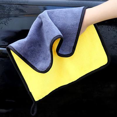 China Clean Ultra Thick Super Absorbent Car Plush Microfiber Car Cleaning Towels Vehicle Cleaning Cloth for sale