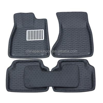 China 5 Pcs Full Set Luxury Front Rear Rubber Mats For SUV Truck Car Floor for sale