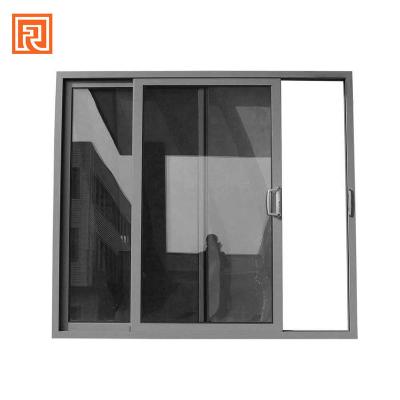 China AustraliaTrade Assurance's Sliding Covered Aluminum Frame Sliding Glass Window For Hotel Project for sale