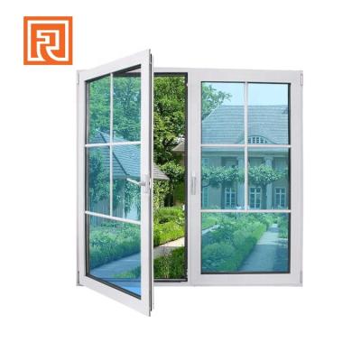 China Sound Insulation Tilt-and-Turn Window with Integrated Bar for sale