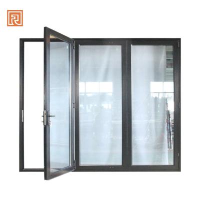 China Modern Reliable Chinese Top Brand Aluminum Conservatory Manufacturer Supply Thermal Break Bifold Doors With Australia Standard for sale