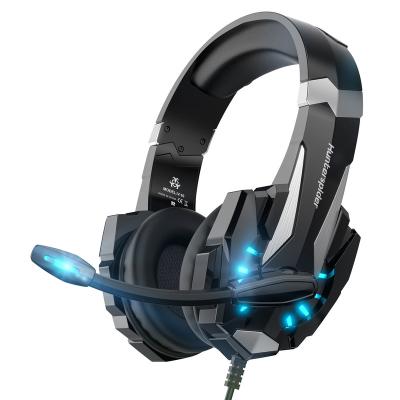 China Earphone Hunterspider V10 Gaming Headset USB Games Audifonos Noise Canceling With Microphone for sale