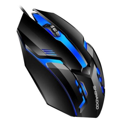 China 3D S190 Gaming Mouse Factory Cheap Cable Wholesale Price Breathable Light Gaming Luminous Mouse for sale