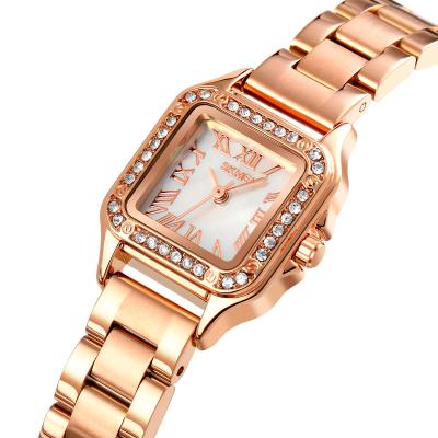 China Water resistant skmei diamond woman watch 1755 chinese quartz watch import mov't women watches ladies for sale