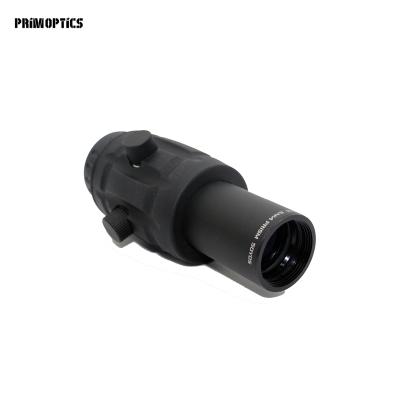 China Tactical Magnifier MF001 Magnifier 3X Rubber Adjustable Square For Red Dot Sight AR15 Shooting Sport MF001 for sale