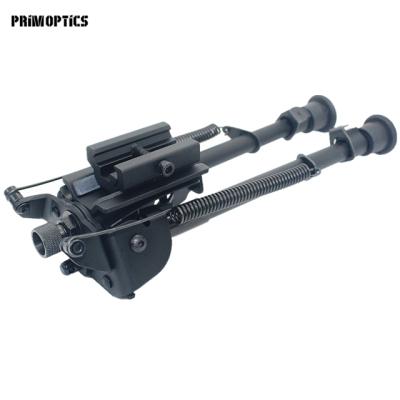 China Primoptics 9-13 Inch Aluminum Alloy Swivel Style Bipod 5 Extender Tactical Rifle Bipod With AR15 Adapter BP003 for sale