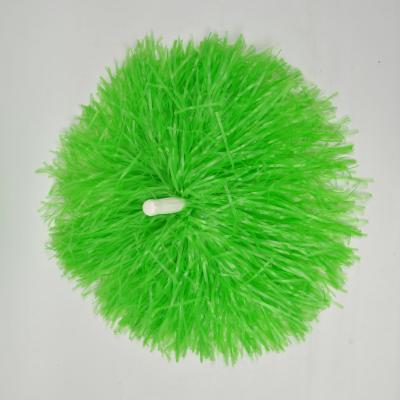 China Solid Color Ready To Ship Cheer Up Colorful Straight Handle Cheerleading Pom Poms for sale