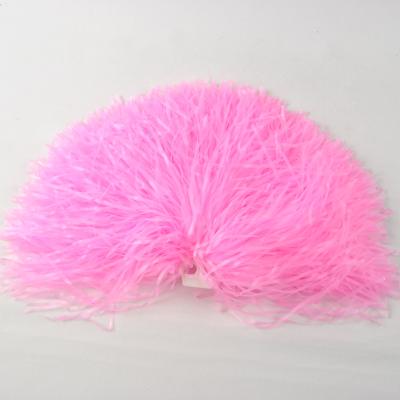 China Solid Color Artificial Sport Supplies Dance Props Plastic Cheerleader Pom Poms for sale