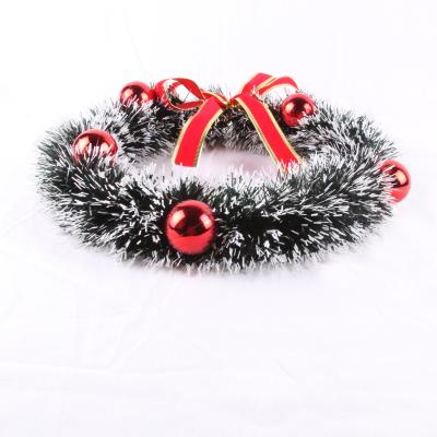 China Newest Fashionable Cheap Wreath Wholesale Metal Christmas Rustic Ornaments for sale