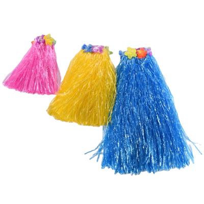 China Fashion Party 30cm Hawaii Carnival Party Straw Skirt Beach Party Grass Fancy Dress Clothing for sale