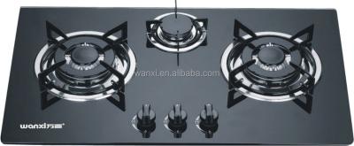 China Ceramic / Glass Gas Cooker Built In Gas Hob for sale