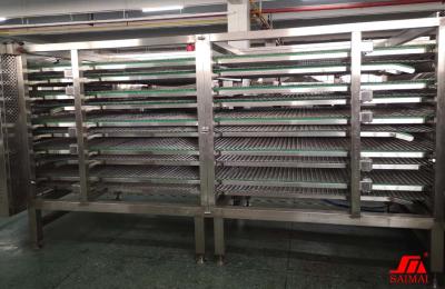 China PLC Control Chapatti Multi Deck Baking Cooling Towers for sale