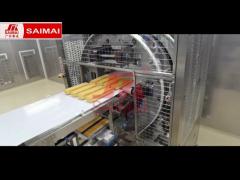 Automatic Bread Toast Production Line, Lidded, De-lidded, Tunnel Oven Bakery,