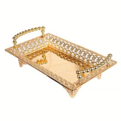 China Unique Design Precious Sustainable Metal Manufacturer China Zinc Alloy Fruit Tray for sale