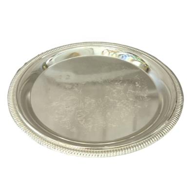 China Wholesale Zinc Alloy Schizocarp Viable Disk Maker Metal Fruit Plate Electroplating Dishes for sale