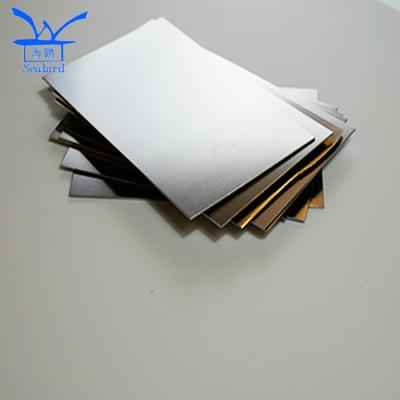 China Seabird Titanium Alloy Sheet Grade 5  Per Kg 300mm, 200mm Cold Rolled Titanium Alloy Ti6al4v Te koop