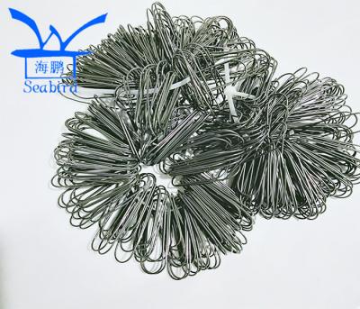 China 1mm shape memory nitinol round metal paper clip hand shaped Seabird paper clip for bookmark for sale