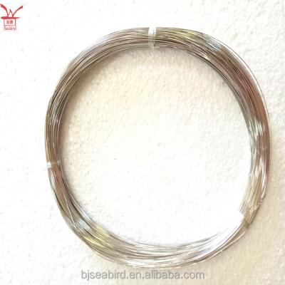 China Seabird 99.95% Pure Niobium Wire Overhead Palladium Wire Min Diameter 0.2mm for sale