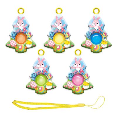 China 2022 New Product Squeezable Child Gift Set 8189 1 Hole Easter Tree Reducer Party Decoration Fidget Person Gift Toys for sale