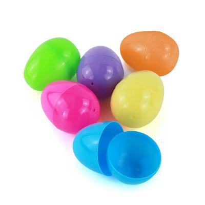 China AB007-1 24 PCS Eggs DIY Decoration Easter Decoration Creative Easter Toys Festival Plastic Empty Gift Eggs Easter for sale