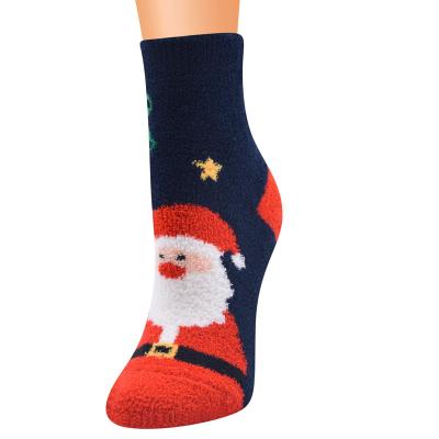 China Multi Designed Women Cartoon Christmas Gift Cotton Socks Unisex Colorful Happy Socks QUICK DRY for sale