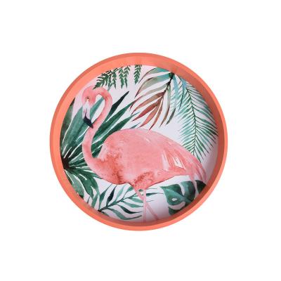 China Fashionable Restaurant Serving Tray, Wooden Round Shape Food Serving Tray for sale