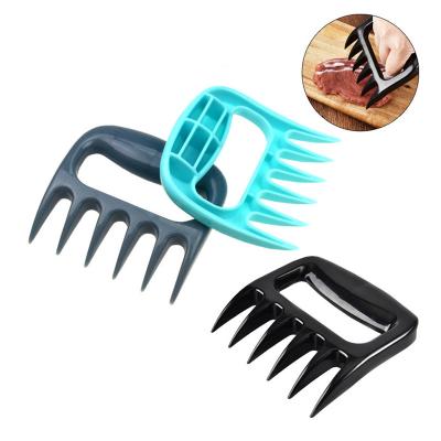 China Dtk New Design Series Kitchen Utensil Product Meat Shredder Easily Cleaned Blue Claws PP Grill Meat Claws for sale