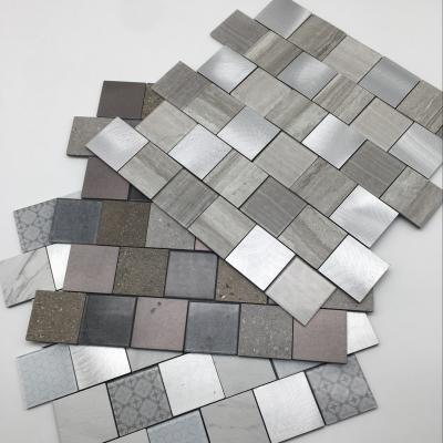 China Glass Wall Tile CLASSIC Inkjet Mosaic Wall Tile Self Adhesive Peel and Stick for Bathroom Decoration Mosaic Tile for sale