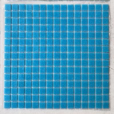 China CLASSIC Mix Green Glass Mosaic Tiles Swimming Pool Blue Glass Mosaic Tile for sale