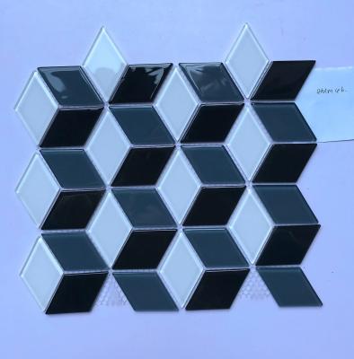 China Good quality stock CLASSIC cheap price crystal glass mosaic tile stock clerance for sale