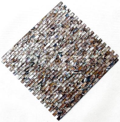 China CLASSIC wall using mosaic oil flower shell pearlescent mosaic tile for sale