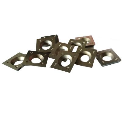 China RTing 15mm Square Straight Carbide Insert Cutter for Wood Cutting Tools,Pack of 10,for Spiral / Helical Planer Cutter He for sale