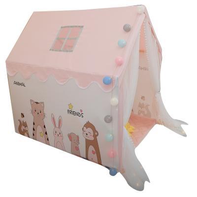 China Sports Toy Princess Tent Girls Large Playhouse Children Castle Outdoor Play Tent withkids Tent for Star Lights Play for sale