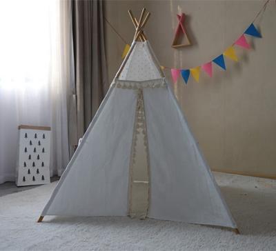 China Soft Toy Cotton Canvas Children Castle Shark Room Teepee Tent Bedroom for sale