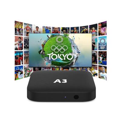 China New Product Hot Sale A3 IPTV Brazil TV Box Android 7.1 Multi Languages ​​A3-P003 s905x Chip Set 2G+8G Top Box Quad Core Support Amlogic for sale