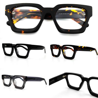 China For Reading Glasses Acetate Optical Square Ewywear Frames for Men and Women  Brand Designer  Eyeglasses Frame Retro Reading optical frame for sale