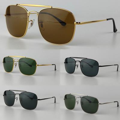 China Fashion Sunglasses Glass lens Alloy Frame 3560 Sunglasses Luxury Brand Designer Custom logo Men Women UV400 Fashion Driving Shades Sun Glasses for sale