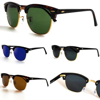 China Fashion Sunglasses Luxury Brand Designer  3016 Sunglasses Glass Lens Acetate Frame Custom logo Men Women Sun Glasses   Fashion Fishing shades for sale