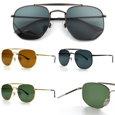 China Fashion Sunglasses Glass lens Luxury 3648 Sunglasses Custom logo Brand Designer Men Women  Sun Glasses Alloy Frame UV400 Fashion Driving Shades for sale