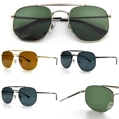 China Fashion Sunglasses Sunglasses Brand Designer Glass lens 3648 Luxury Sun glasses Custom logo Alloy Frame Men Women UV400 Fashion Driving Shades for sale