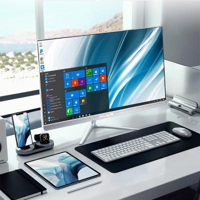 China Brand New Touch Screen 21.5 Inch All In One PC Desktop PC Core i5 i7 Win10 CPU OS All In One With UPS For Office School All In One for sale