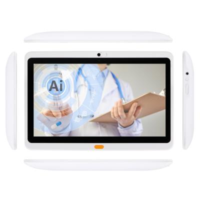 China Medical Business Android Wall Mount Touch Screen 13.3 Inch All In One Tablet PC For Hospital Patient Care Call Handle for sale