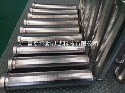 China Customize Length Metal Welded Wedge Wire Screen For Liquid Filter Silver Color for sale