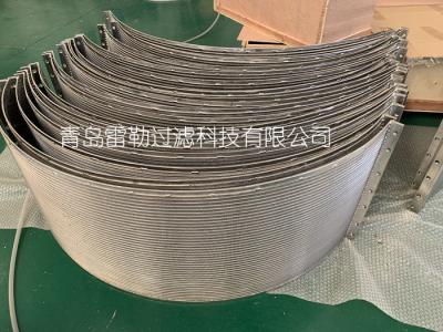 China Het grote van de de Zeefkromming van de Capaciteitswig Scherm 0.20mm Groefsus304 1260mm Lengte Te koop