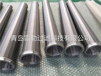 China Abwasserbehandlungs-Keil-Draht-Filterelement-Rückseite gebildete Struktur 100 x 1023mm zu verkaufen