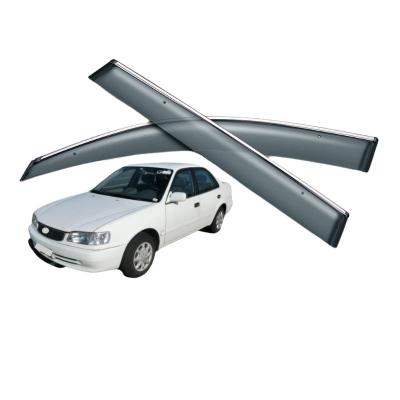 China Custom decoration factory sale price injection door window guard/sunshade for 1996-1998 toyota COROLLA AE110 use for sale