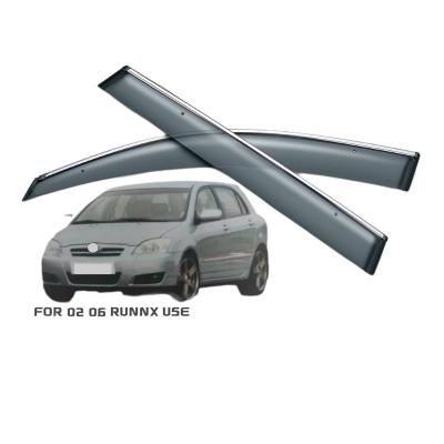 China Custom decoration factory sale price injection door window guard/sunshade for toyota 2002-2006 RUNNX use for sale